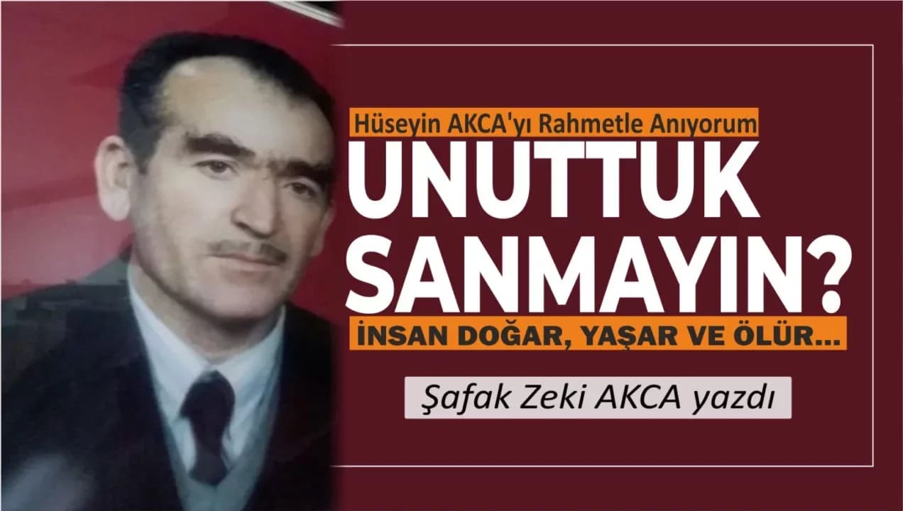 İNSAN DOĞAR, YAŞAR VE ÖLÜR…