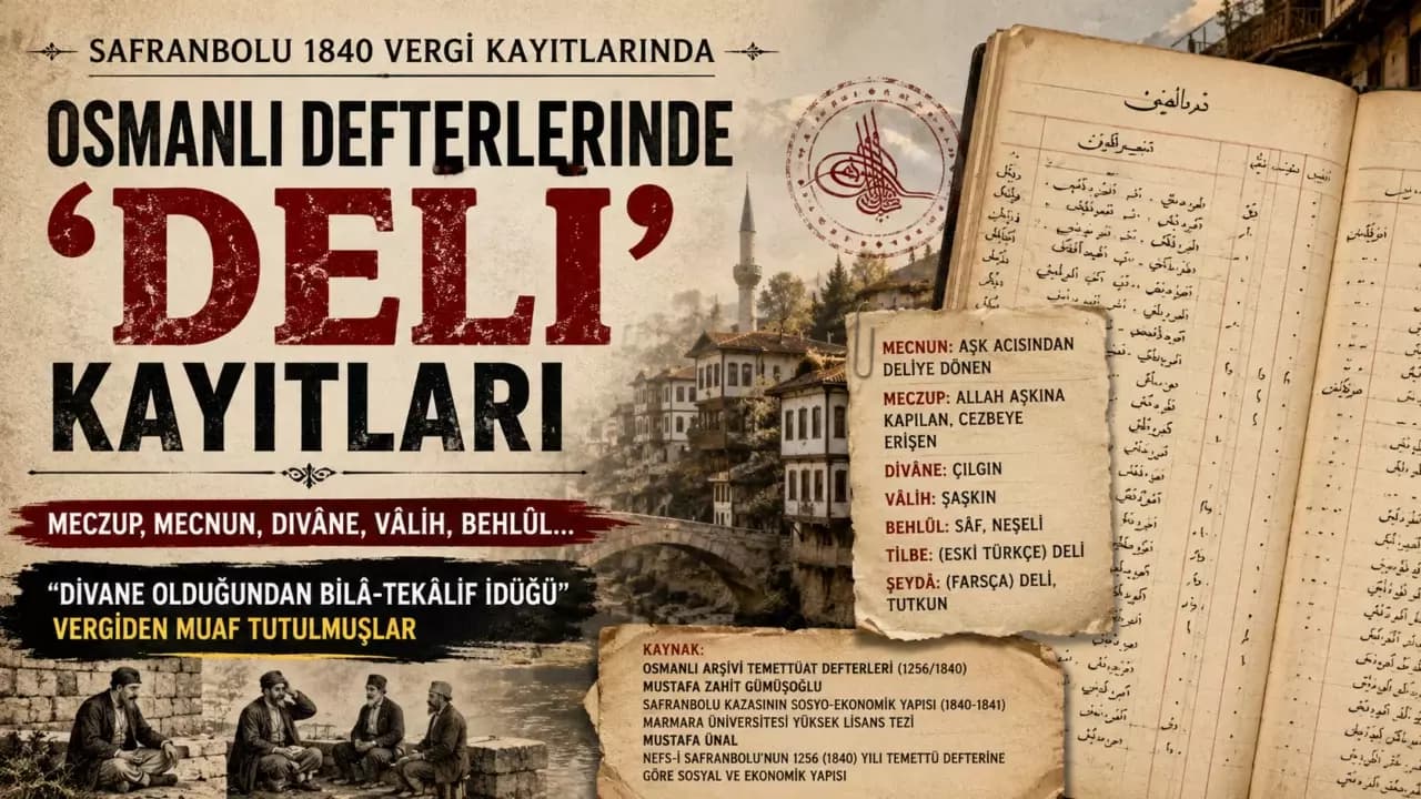 Safranbolu'nun Arşiv Kayıtlarında "Delilik" Detayı