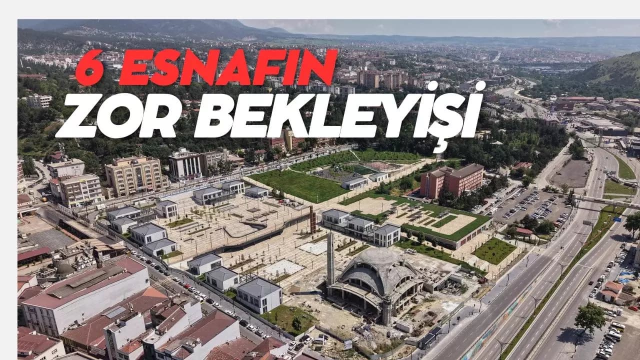 Karabük Millet Bahçesi'ndeki esnaflar adalet istiyor