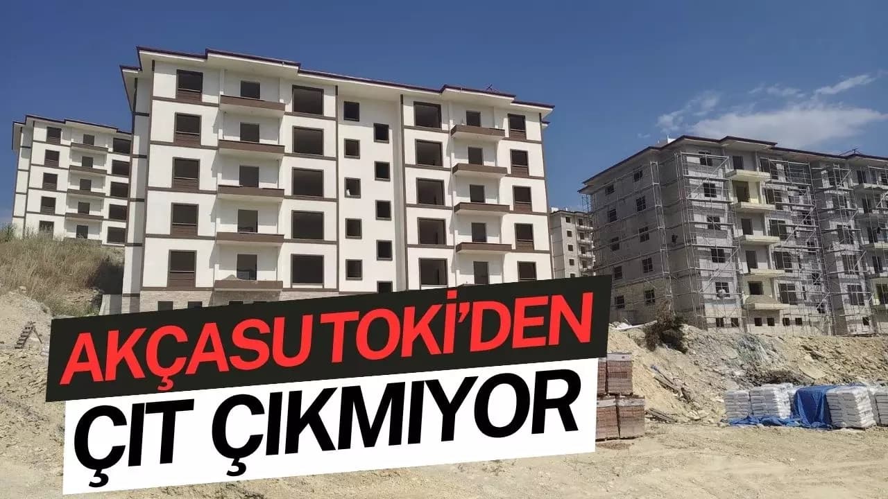 Akçasu TOKİ'de Sessizlik Sürüyor