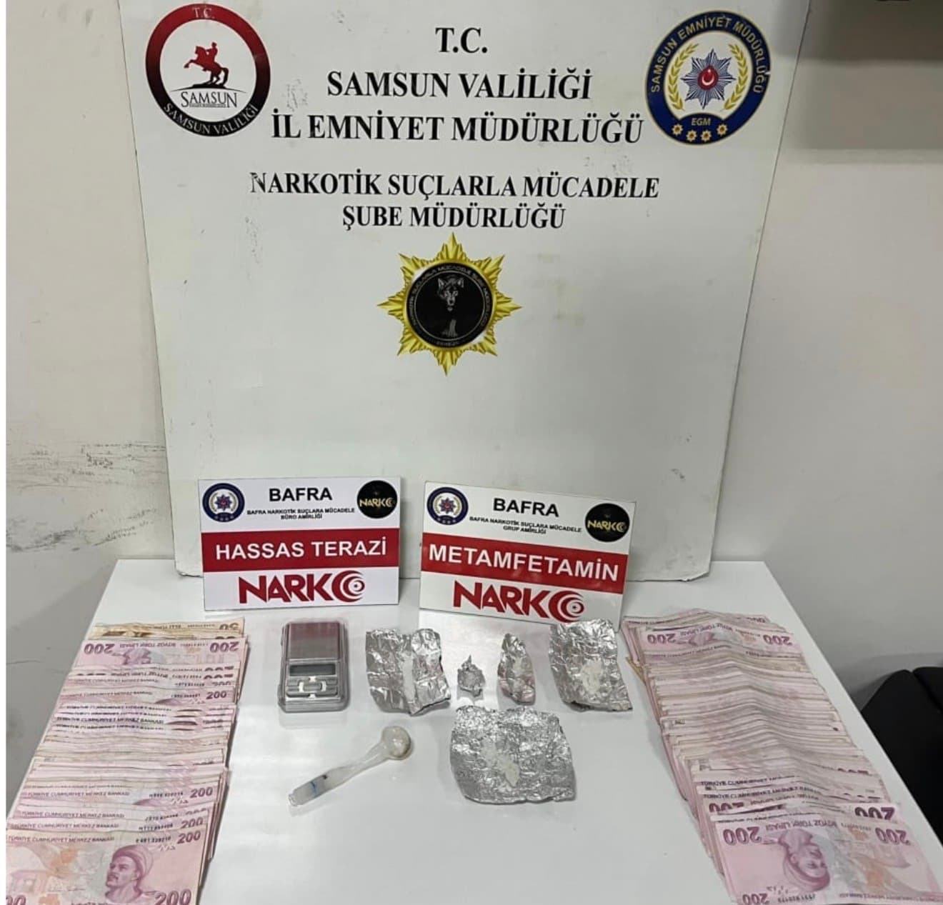 Samsun’da 4 ilçede uyuşturucu operasyonu: 7 kişi yakalandı