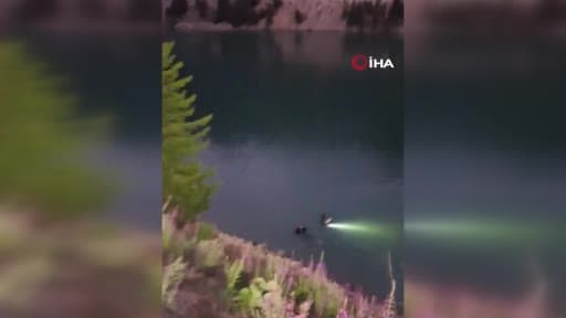 Gümüşhane’de baraj gölüne düşen araçta 1 kişi öldü, arama çalışmaları sürüyor
