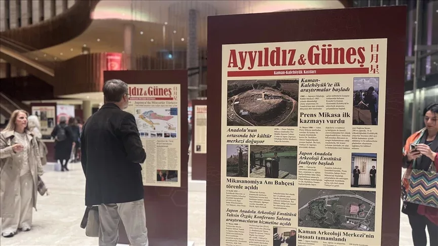 Japonya ile Türkiye ilişkilerini konu alan “Ayyıldız ve Güneş” sergisi AKM'de açıldı