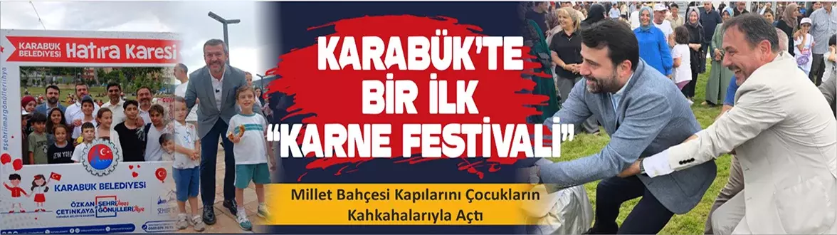 Karabük’te Bir İlk: Karne Festivali