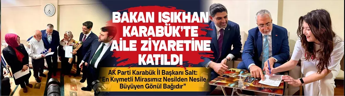 AK Parti Karabük İl Başkanı Salt: “En Kıymetli Mirasımız Nesilden Nesile Büyüyen Gönül Bağıdır”