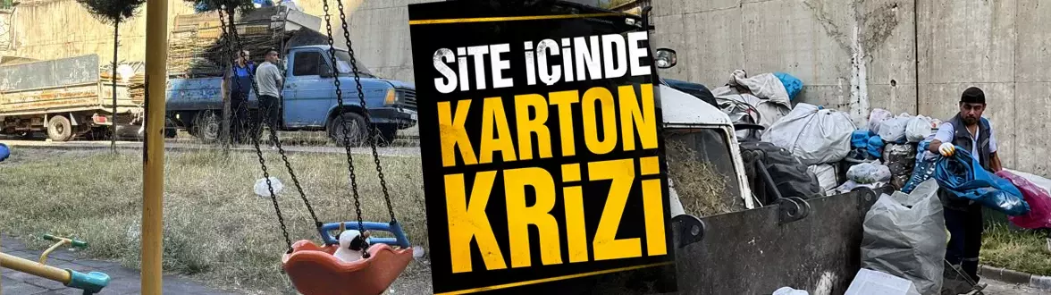 Karabük’te Site Sakinlerinin Karton Çilesi Sona Erdi