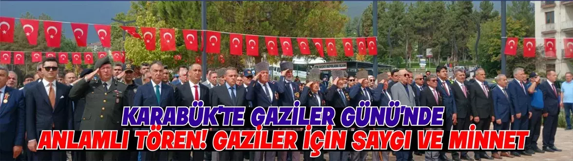 Gaziler İçin Çelenk Sunuldu