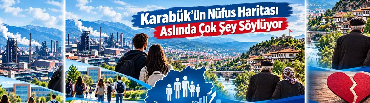 Karabük’ün Nüfus Haritası Çok Şey Anlatıyor